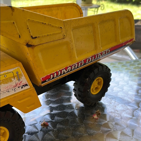 Vintage Nylint Yellow Jumbo Dump Truck Toy - Picture 8 of 12